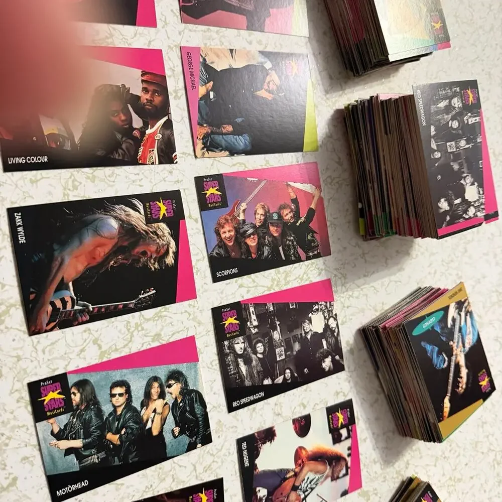 1991 Pro Set Super Stars MusiCards Collection 320+ Cards w/ Legends & Historic
